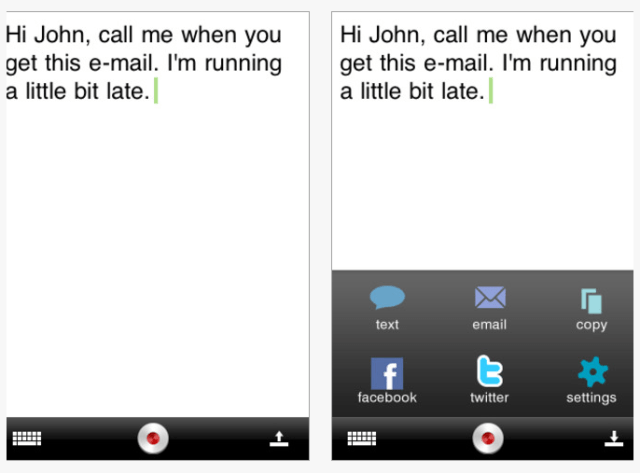 Dragon Dictation iPhone2