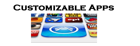Customizable apps