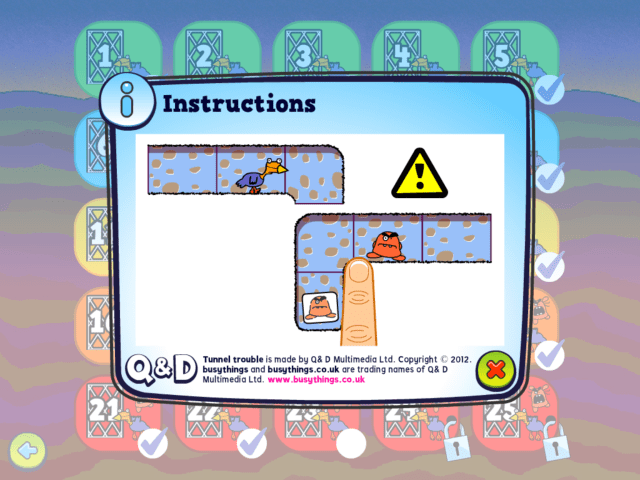 Tunnel trouble pic5 instructions