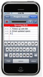 AudioNote Notepad - Voice Recorder iPhone pic