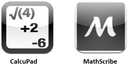 Math apps CalcuPad Mathscribe