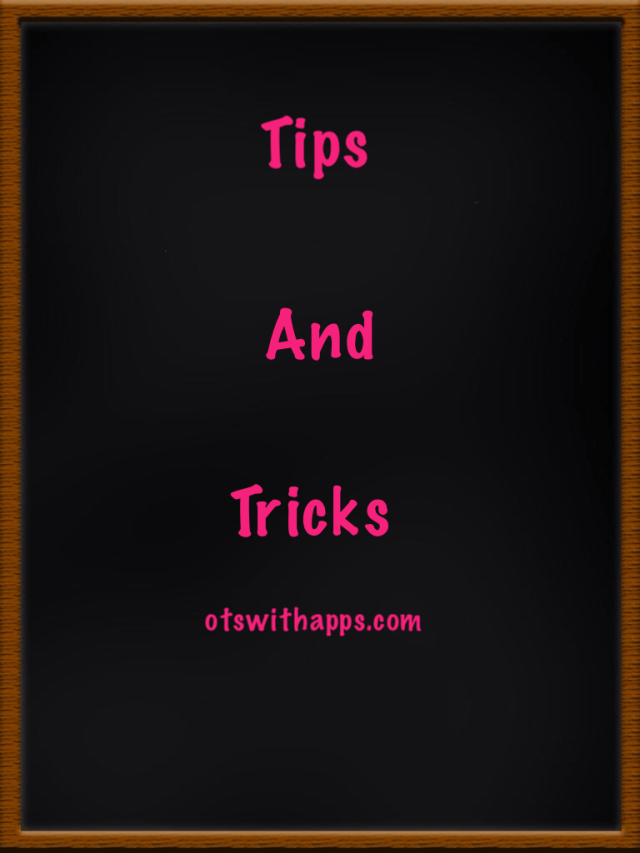 Tips and Trick otswithapps.com