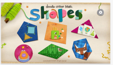 Doodle Critter Math Shapes pic1