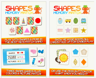 Shapes Memory Match pic1