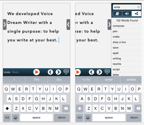 Voice Dream WRiter pic1