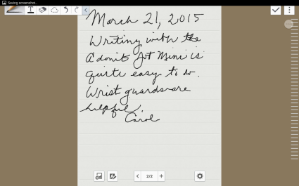 adonit jot mini HW sample iPad