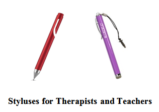 STyluses for therapists and teachers