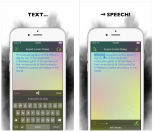 Aloud! Text to Speech iOS pic