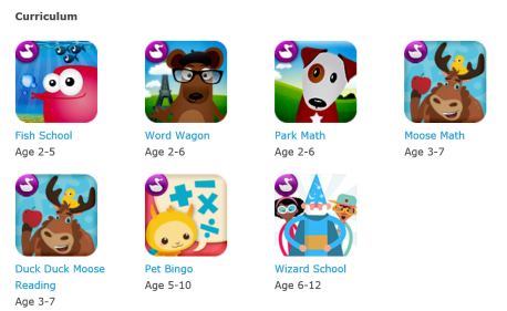 Duck duck moose curriculum apps