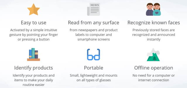Orcam product features